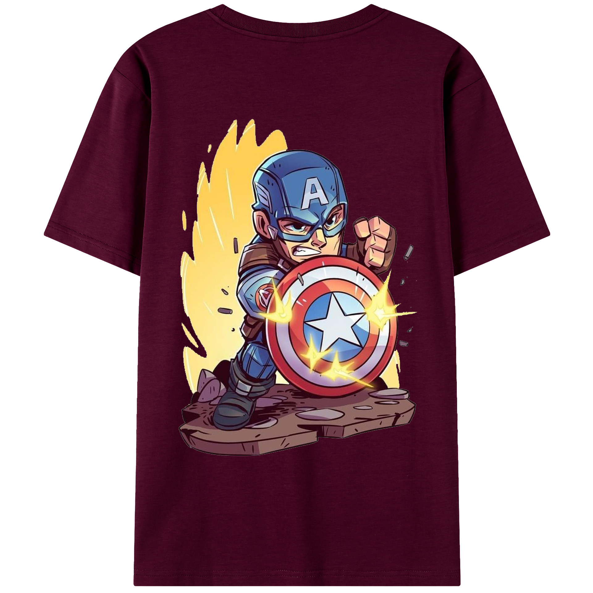 （画像用） アベンジャーズ The Avengers レディース半袖Tシャツ(バックプリント)